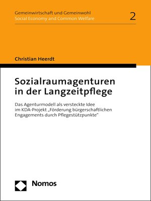 cover image of Sozialraumagenturen in der Langzeitpflege